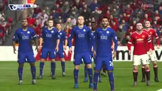 PS4 Fifa 16 : Manchester United vs. Leicester City Live Gameplay broadcast