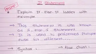Explain If Else If Statement With Example || In Hindi || C Language