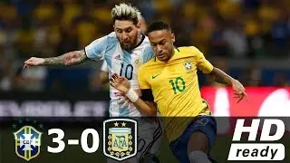 Brazil vs Argentina 3-0 - All Goals & Extended Highlights - World Cup 2018 10/11/2016 HD