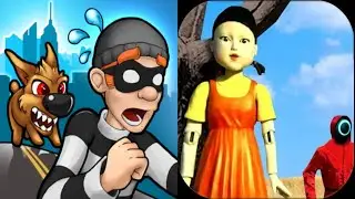 Robbery Bob vs Real Squid Game 3D Gameplay Android,ios Part 33
