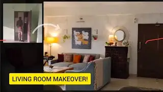 Living Room Makeover | A Calm & Cozy Transformation 🌿✨ #livingroomdecor #livingroomtransformation 