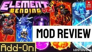 Elements Bending V2.1 Viewer Game review - Vertical | #minecraft