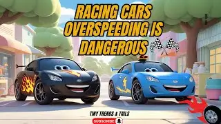 Speeding Cars Get in Trouble 🚗🚓 | Racing Cars | Kids Learning Video