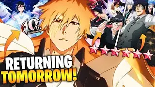 10TH ANNIVERSARY CHARACTERS RETURN, NEW LBQ AND 5 MORE RESURRECTIONS COMING TO BLEACH: BRAVE SOULS!