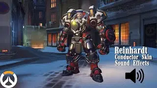 NEW Reinhardt Conductor Skin Sound Effects | Winter Wonderland 2020 Overwatch