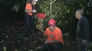 Wolfe County Rescue Squad rescues stranded dog