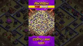 Only 1 Star TH15 War Base 2025 Anti 3 Star Anti Root Rider Anti Dragon Clash of Clans 🔥