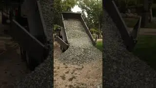 Brimar Dump Trailer Unloads 20,000 Pounds | Heavy Load ASMR