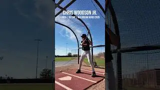 Chris Woodson Jr. batting practice at the @MLB Dream Series 2026 , MLB Develops #baseball #mlb