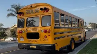 Zum Service Inc. 2023 Blue Bird Vision #241529 leaving from the house IRL 