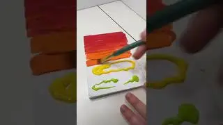Satisfying acrylic paint pour on canvas | fun tutorial art techniques for kids