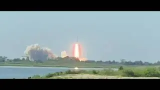 Camera 3 of NASA Minotaur IV launch Wallops Island with NROL-129 Spy Satellites - July 15, 2020