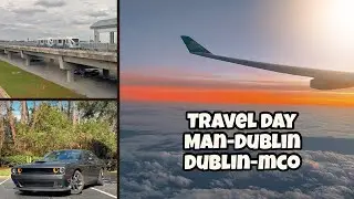 New Terminal C at MCO! Orlando Travel Day! MAN - Dublin - MCO with Aer Lingus | Late Arrival!