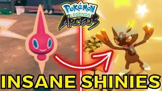10 INCREDIBLE SHINY REACTIONS for POKEMON LEGENDS ARCEUS
