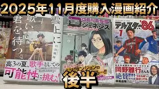 【購入漫画紹介】2025年11月度(後半）