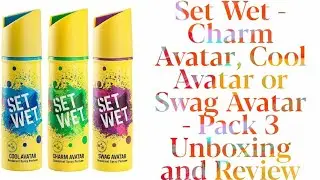 Set Wet Unboxing Video || Charm Cool Swag || Deodorant Spray || For Men || Sumanta Karmakar