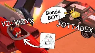 2 idiotas a construir pistas de corrida