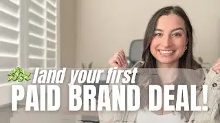 How to Get PAID Brand Deals even as a Small Creator (Step-by-Step Guide!)