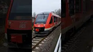 🚆 Triebwagen Typ Lint DB 648 461-1 h&auml;lt am Hp Kronshagen als RB 73 in Richtung Kiel-Hbf