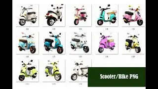 Scooter Bike PNG | Scooter PNG Images Bundle Sublimation-10 | Editing material | PNG Sublimation