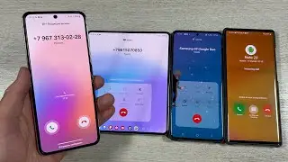 Incoming Calls Samsung Galaxy Z Flip 3 vs Samsung Fold 5 vs LG Wing vs Samsung S20+