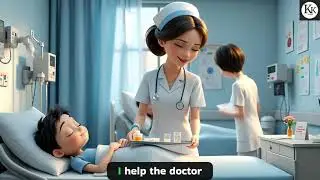 Use of I (First person singular) || 1st class with professions as song in Pixar animated style