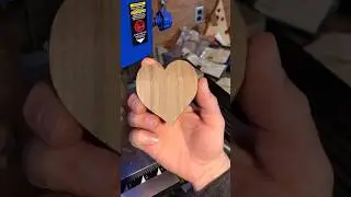 Valentine&rsquo;s Day Scrap Wood Project #woodworking #handcrafted #heart #valentinesday