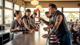 Biker Gang Leader Noticed the Waitress’s Bruises — What He Did Next Shocked the Whole Town