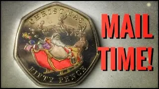 NEW Santa 50p and &pound;2 Coin! Plus Mail from Katie Jones Coins and Pocket Poet!!