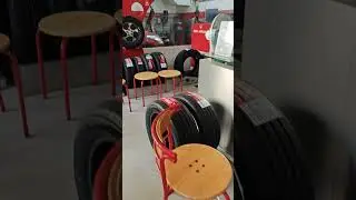 MRF tyres showroom