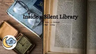 Peaceful Library Ambience 🌟🌟Calm Room Tone & Deep Focus Atmosphere #relaxingmusic #healingmusic 