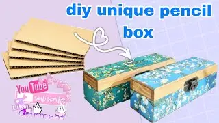Diy unique pencil box #diy #craft #subscribe #longvideo 