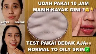 INSTAPERFECT SKIN BLUR FILTER POWDER REVIEW +TEST PAKAI SAMPAI 10 JAM DI OILY SKIN 🫣 |Maria Soelisty
