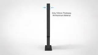Digital Signage SLIM-ART Outdoor-Stele