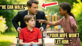 He Can Walk… ‘Your Wife Won’t Let Him,’ the Poor Girl Told the Trillionaire — Leaving Him in Shock