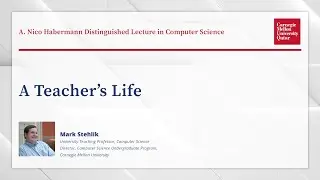 Mark Stehlik: A Teacher's Life