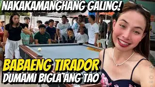 BIGLANG DUMAMI ANG TAO DAHIL SA BABAENG BILYARISTA NG GINGOOD ANG DUMAYO MAPAPAMANGHA KA TALAGA