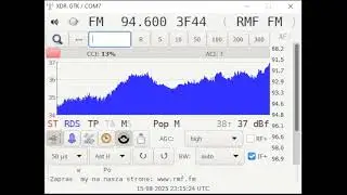 [Tropo] 94,6 - RMF FM, Poznań/Śrem, Poland, 668 km, RDS, ID