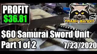 Won Storage Unit Auction Samurai Sword Unit Part 1 of 2