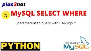 MySQL SELECT Query in Python with WHERE  to get matching records by user input & parameterized query