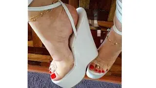 Gorgeous collection of platform wedge heel sandals for ladies #wedgesandals #wedgeheel #platformheel