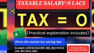 Maximize Your Tax Savings: Easy Strategy to Pay 0 Tax for Income Up to 9 Lacs