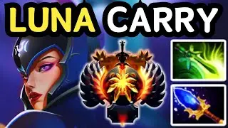 🔥 TOO MUCH MOONLIGHT. TOO MUCH DAMAGE. &mdash; LUNA HARD CARRY 💀 | DOTA 2 🔥