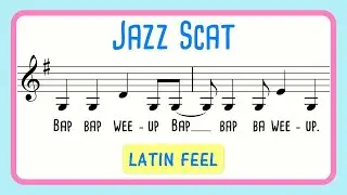 Jazz Scat Vocal Exercise with a Latin Feel @sharnyrussell