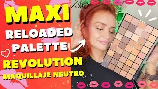 Una paleta de tonos neutrales infinita 🤭😄 de REVOLUTION Maxi Reloaded Palette 🎨🙆&zwj;♀️🎀🫠😍