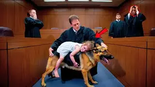 K9 Dog Carries Injured Girl to Court &ndash; The Shocking Truth Behind Her Story!