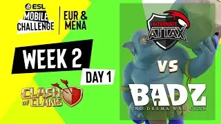 BADZINGER vs ATN.aTTaX | ESL Mobile Fall 2021 | Week 2 Day 1