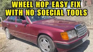 How To Replace A Rear Subframe Bushing on a Mercedes Benz W124 & Fix The Wheel Hop Issue!