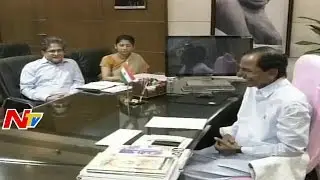KCR Review meeting with irrigation Department Official