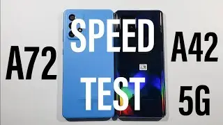 Samsung A72 vs Samsung A42 5G Speed Test